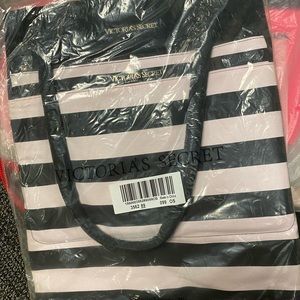 Victoria Secret Pink & Black Tote Bag